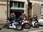 Clean bikes, sunshine, it&#039;s all smiles